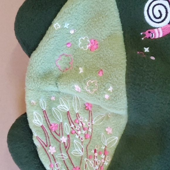 Sakura snail Meomi youth two tone green Mouse ears hat Size M/L - Picture 3 of 6